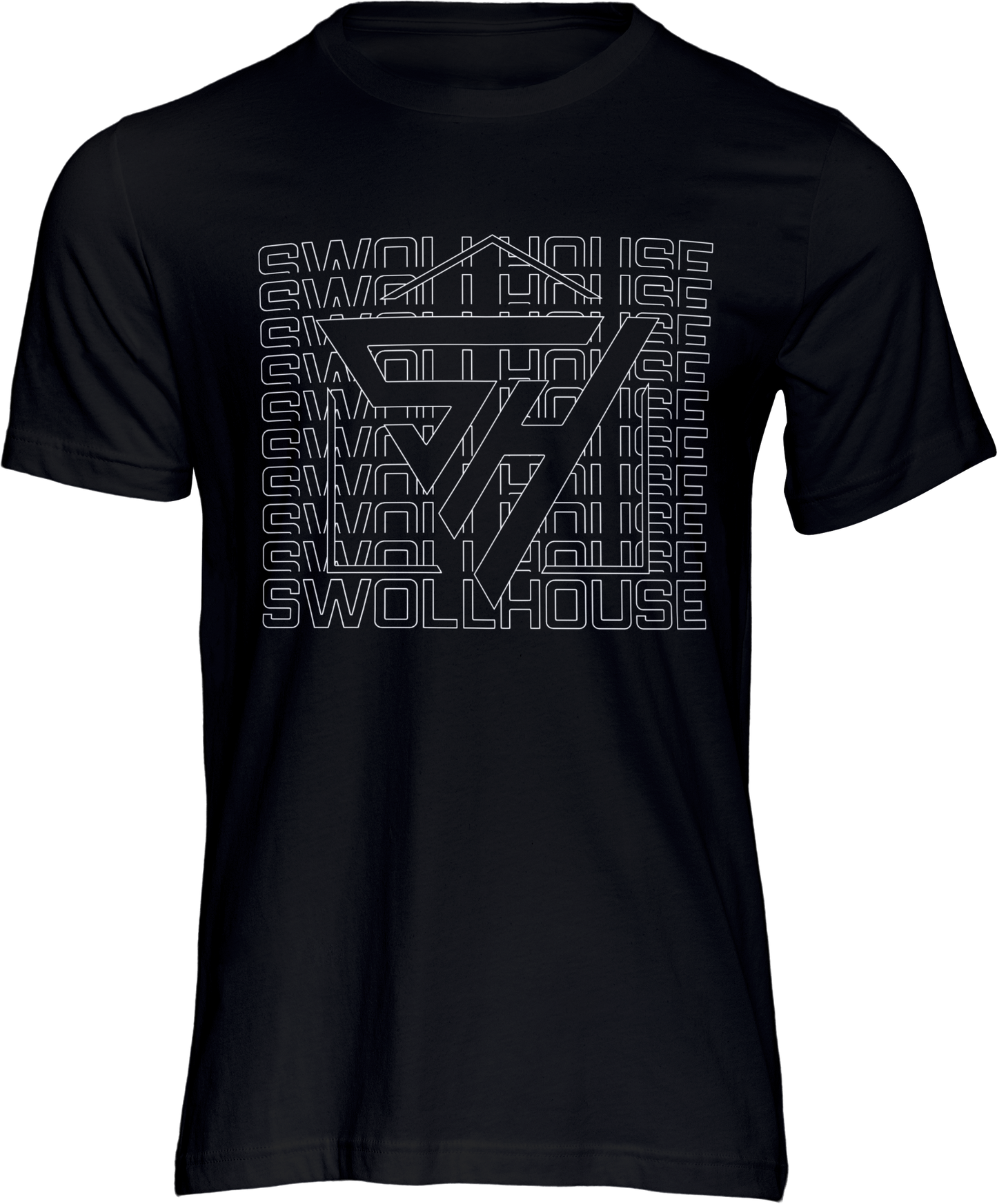 SWOLLHOUSE repeat logo tee