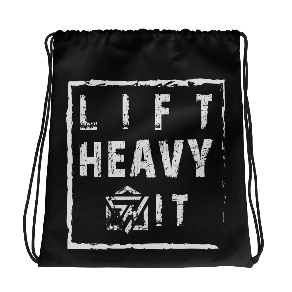 Lift Heavy Sh!t Drawstring bag