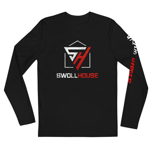 SWOLLHOUSE Long Sleeve Fitted Crew