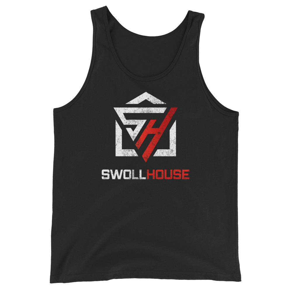 White/Red Logo Tank