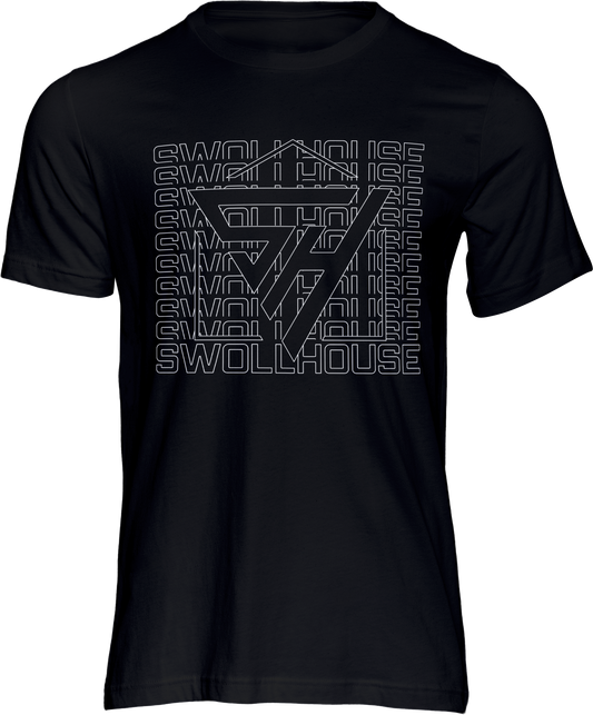 SWOLLHOUSE repeat logo tee