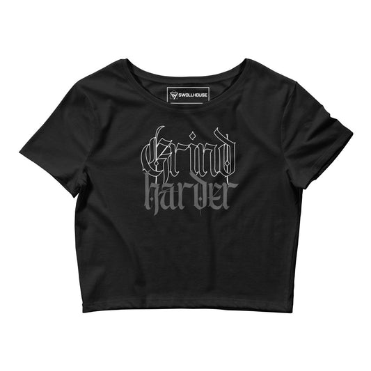 Grind harder OG Women’s Crop Tee