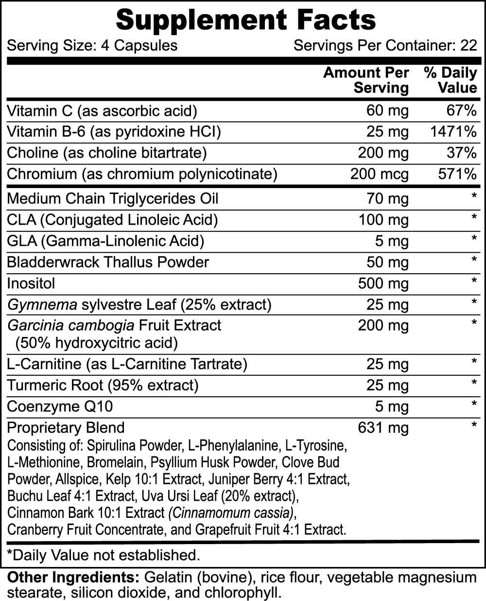 Inferno Fat Burner with MCT