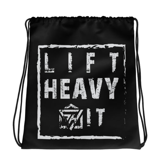 Lift Heavy Sh!t Drawstring bag