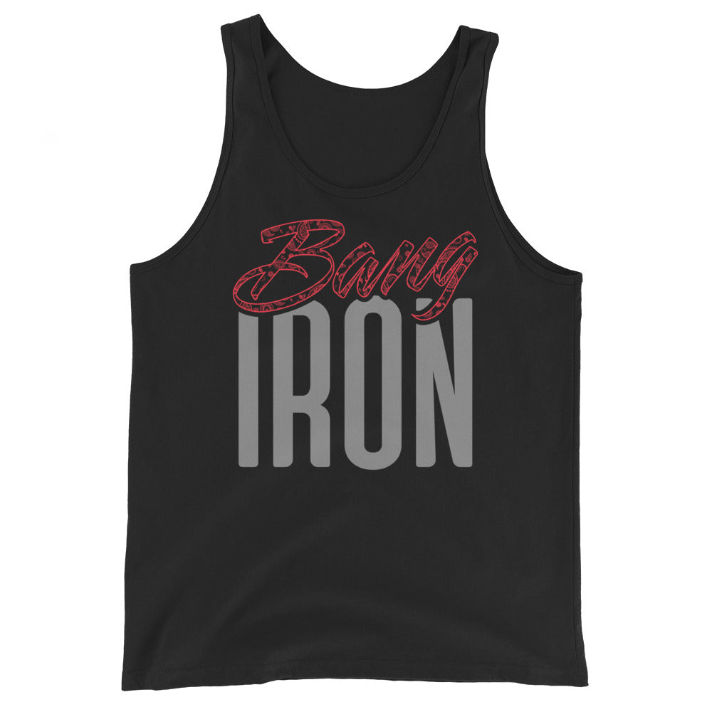 Bang iron red bandana print tank