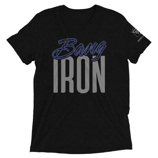 bang iron nipsey blue bandana print triblend shirt