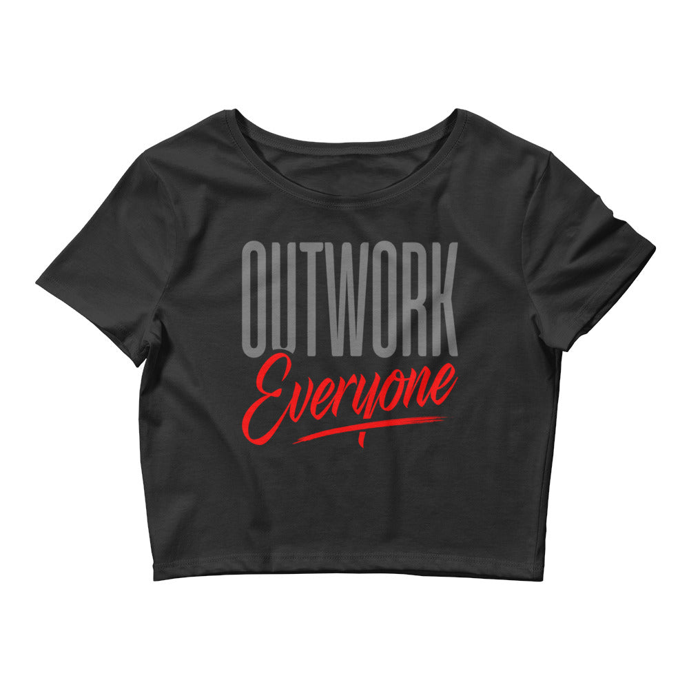 Outwork everyone fitted crop top