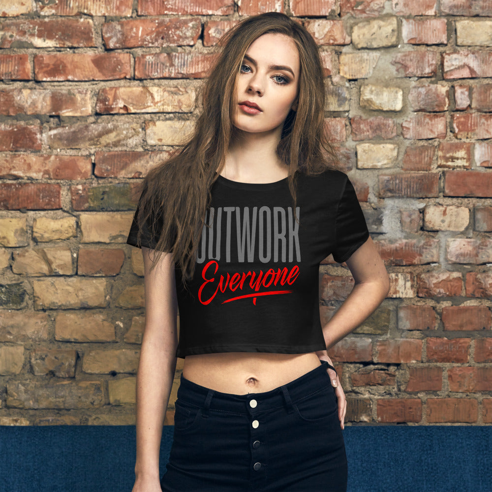 Outwork everyone fitted crop top