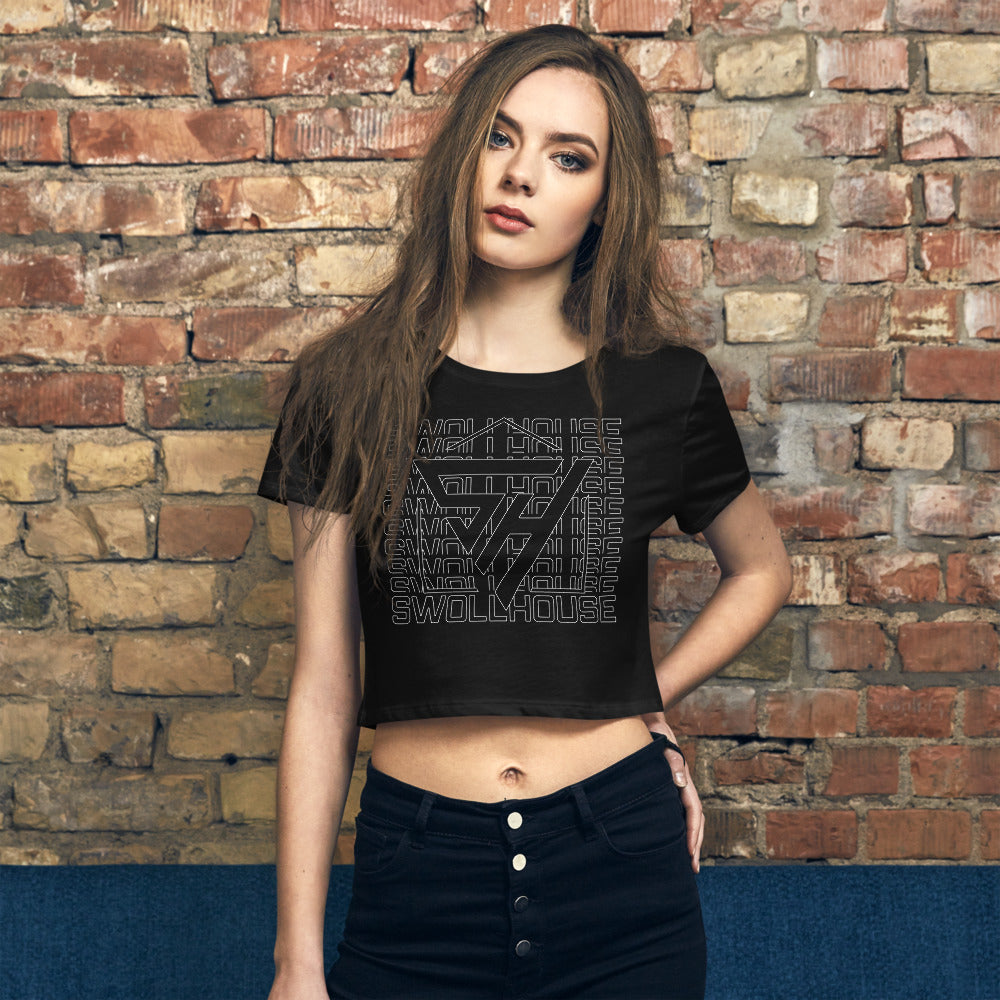 SWOLLHOUSE repeat crop top